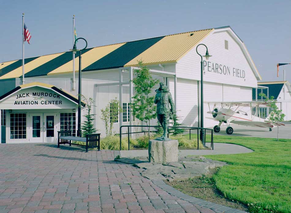 pearson field building - architectural services firm longview wa designs civic museums