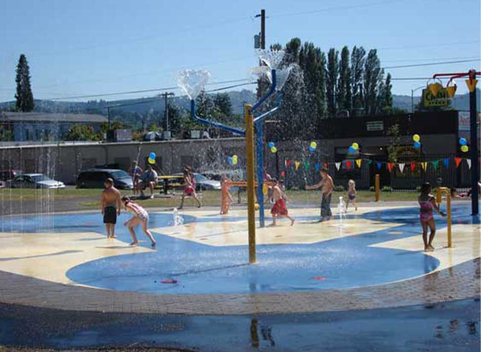 Catlin Rotary Spray Park water - architectural services firm longview wa designs parks
