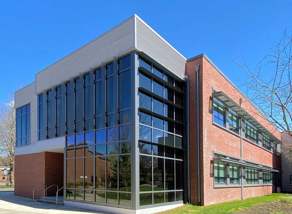 lcc college exterior 2 - architectural services firm longview wa designs schools